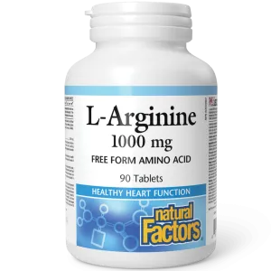 Natural Factors L-Arginine 1000mg 90 Tabs