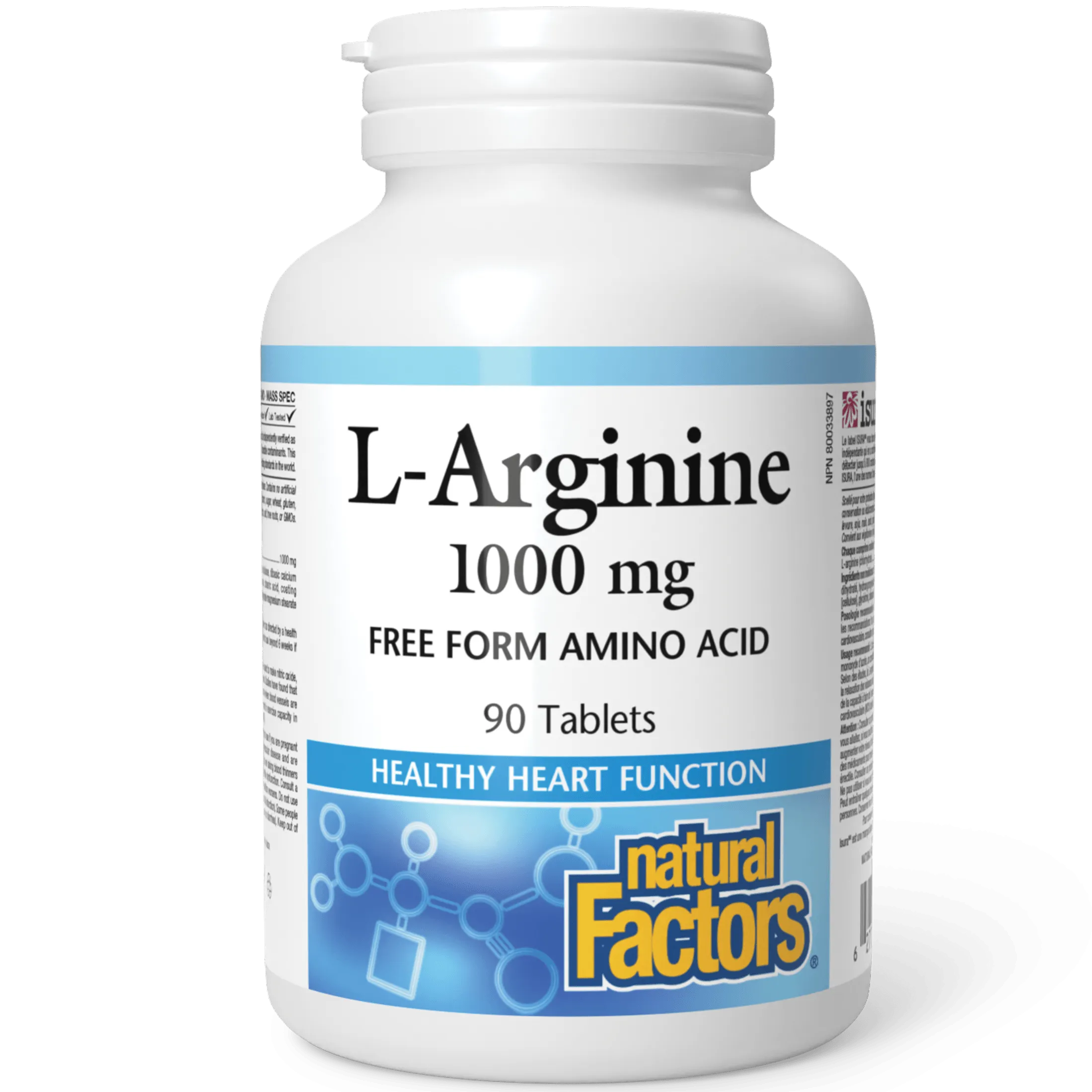 Natural Factors L-Arginine 1000mg 90 Tabs