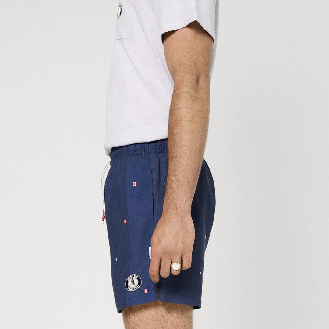 Nautical Swim Trunks Multi