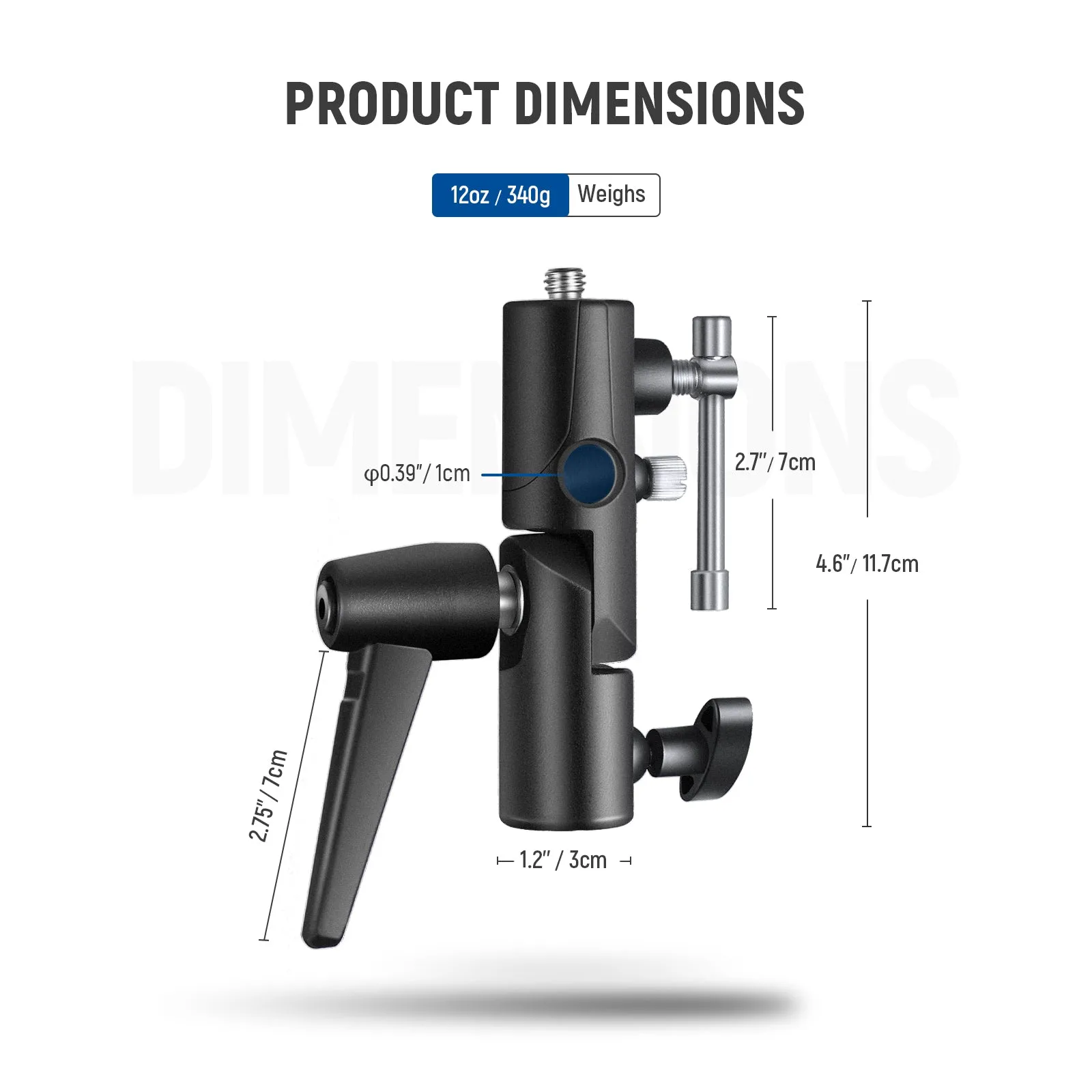 NEEWER H-Type Mount Camera Flash Bracket