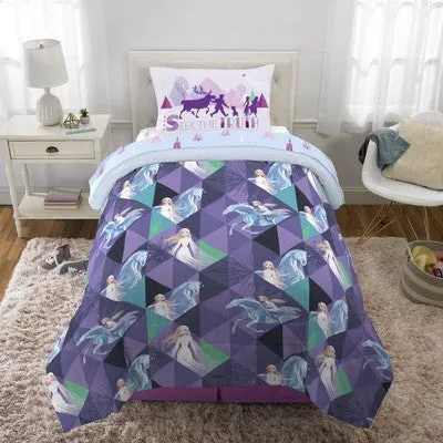 New - Twin Royally Cool Frozen Reversible Comforter