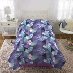 New - Twin Royally Cool Frozen Reversible Comforter