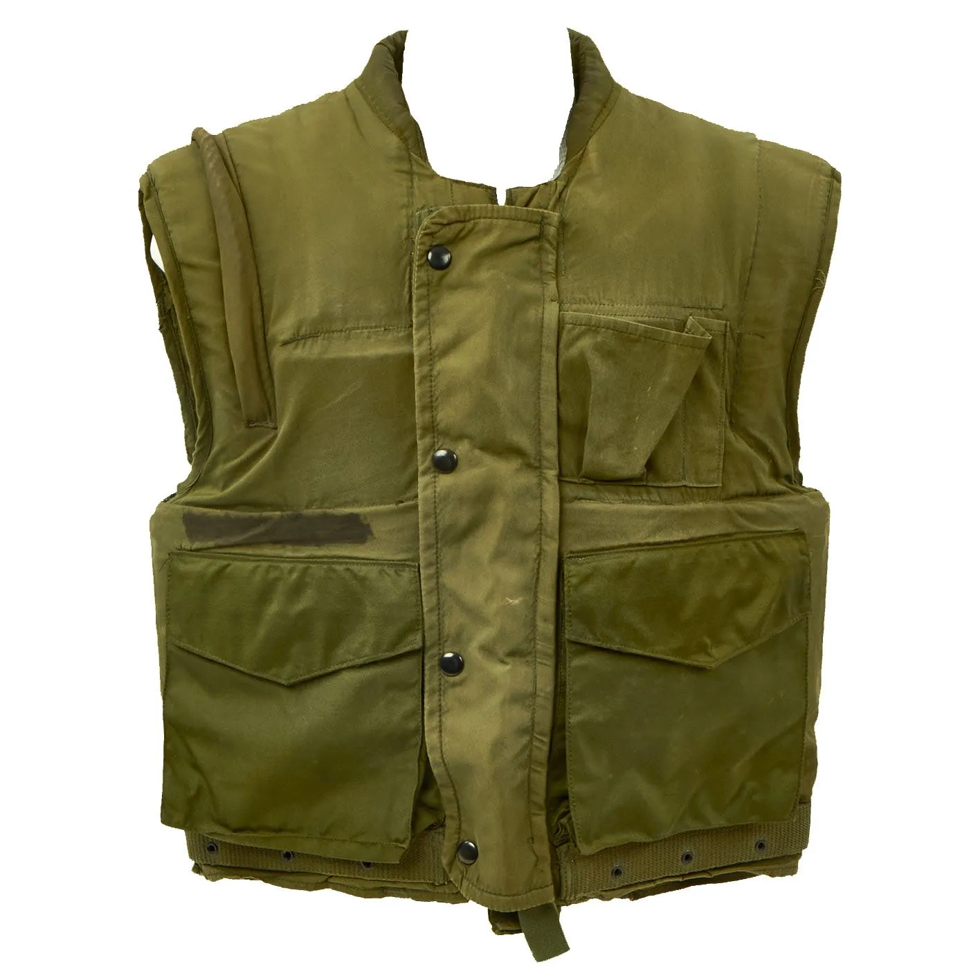 Original U.S. Vietnam War U.S.M.C. M-1955 Flak Body Armor Protective Vest - Size Medium