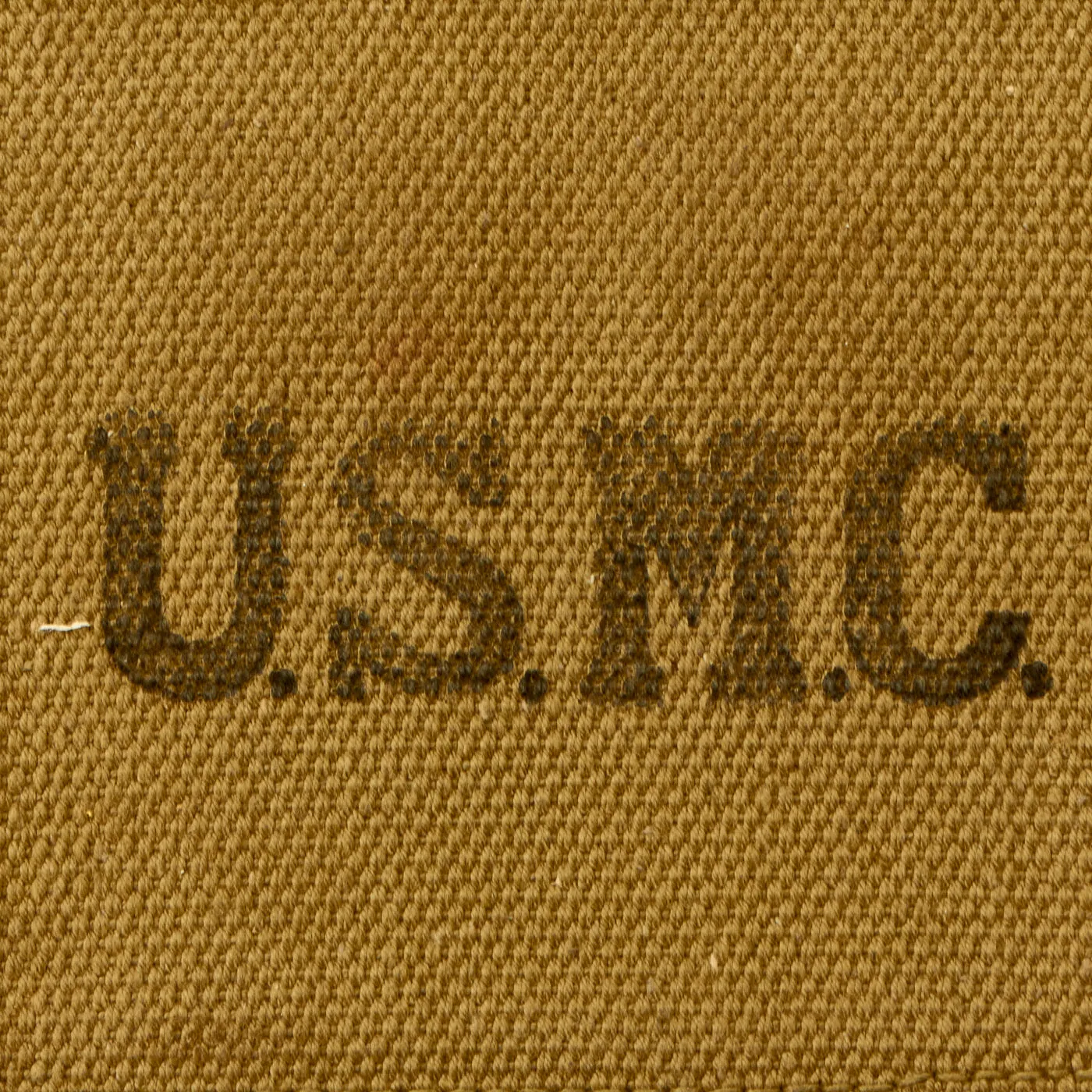 Original U.S. WWII Unissued USMC 1944 Dated Thompson .45 Submachine Gun Magazine Pouch by Russell Mfg. Co.