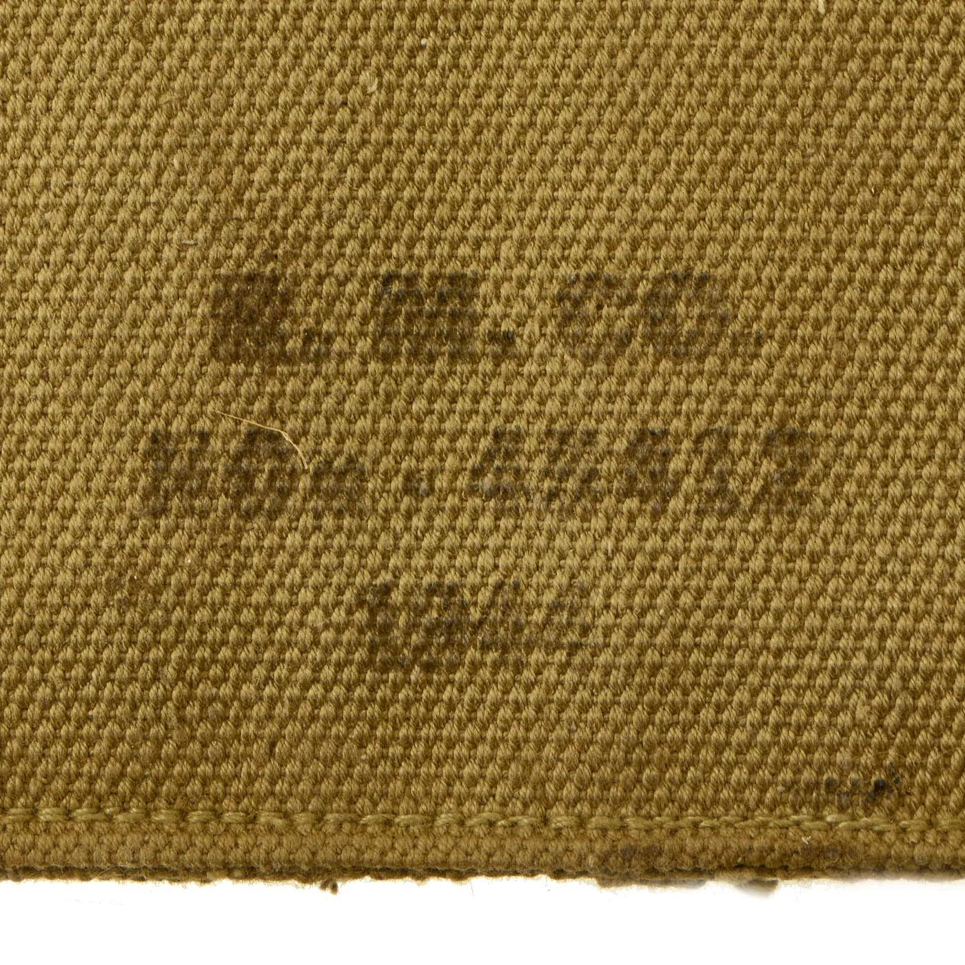 Original U.S. WWII Unissued USMC 1944 Dated Thompson .45 Submachine Gun Magazine Pouch by Russell Mfg. Co.