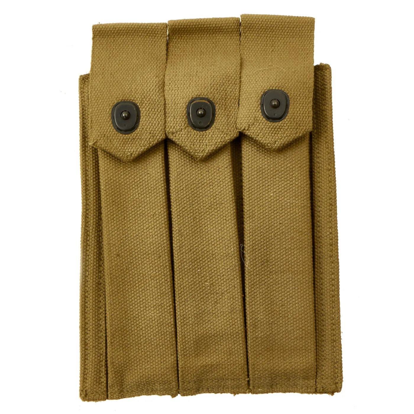 Original U.S. WWII Unissued USMC 1944 Dated Thompson .45 Submachine Gun Magazine Pouch by Russell Mfg. Co.