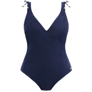 Ottawa One Piece Swimsuit Plunge Ink Blue - Fantasie Swim