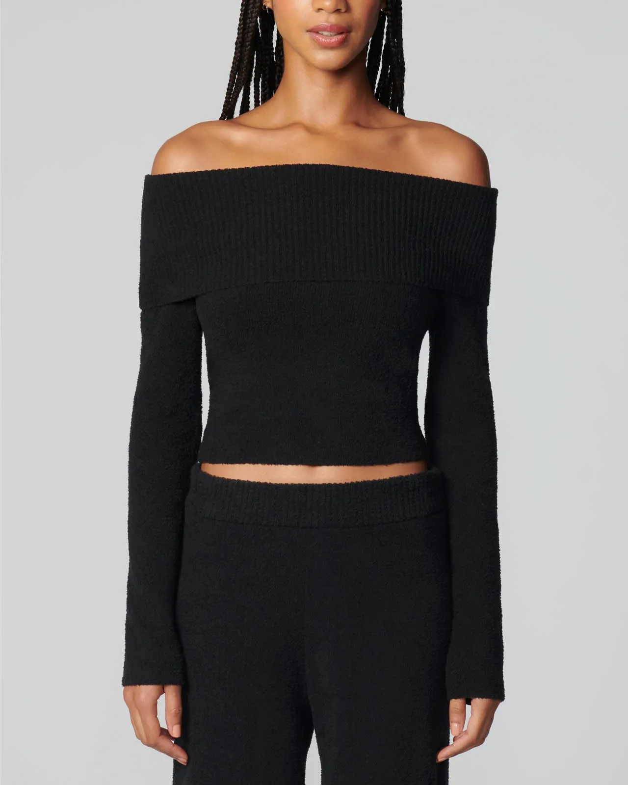 Plush Off-the-Shoulder