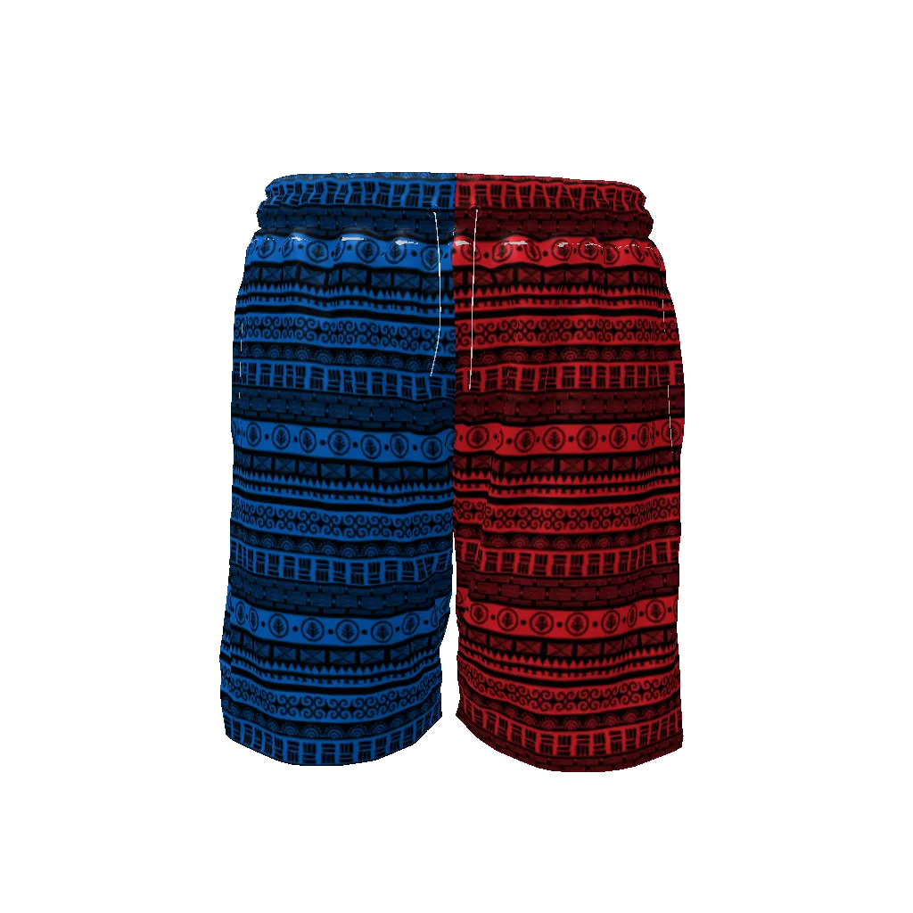 Red/Blue Men's Basketball Shorts