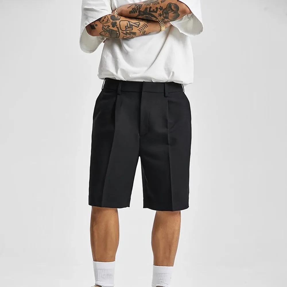 Relaxed Fit Knee-Length Shorts