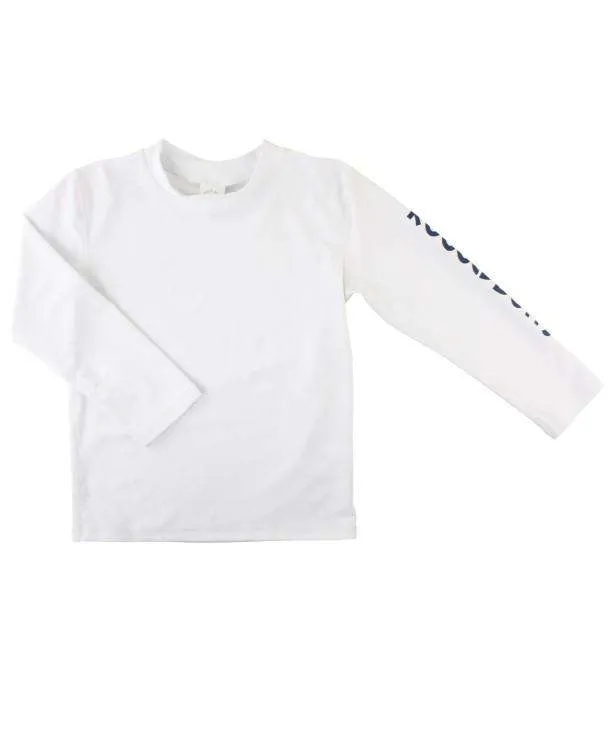 RuggedButts | Long Sleeve Rash Guard ~ White Logo