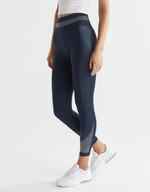 SASHA Full Length Legging - Navy, White