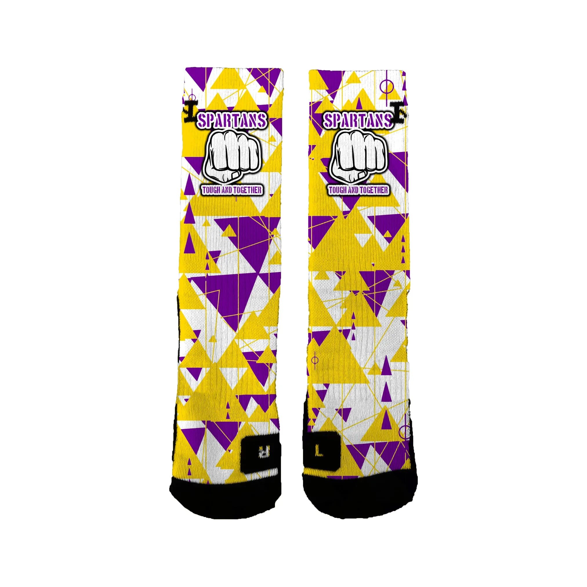 Sentinel Spartans Basketball Triad Socks