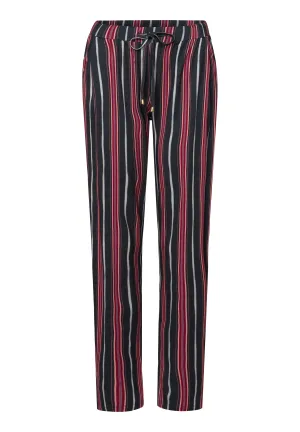 Sleep And Lounge Knit Pants Print | Marsala Stripe 77882-2984