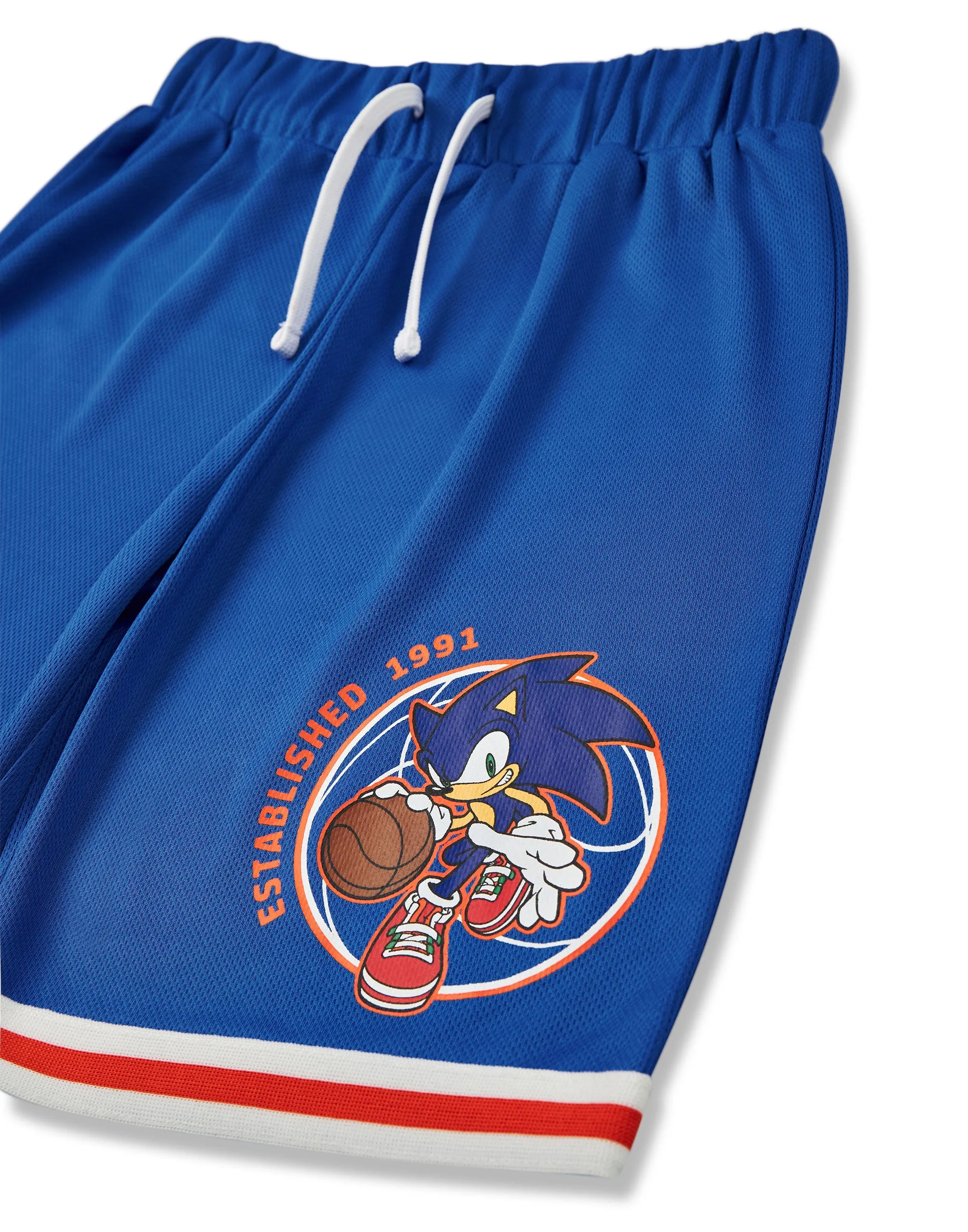 Sonic The Hedgehog Boys Basketball Jersey and Shorts Set