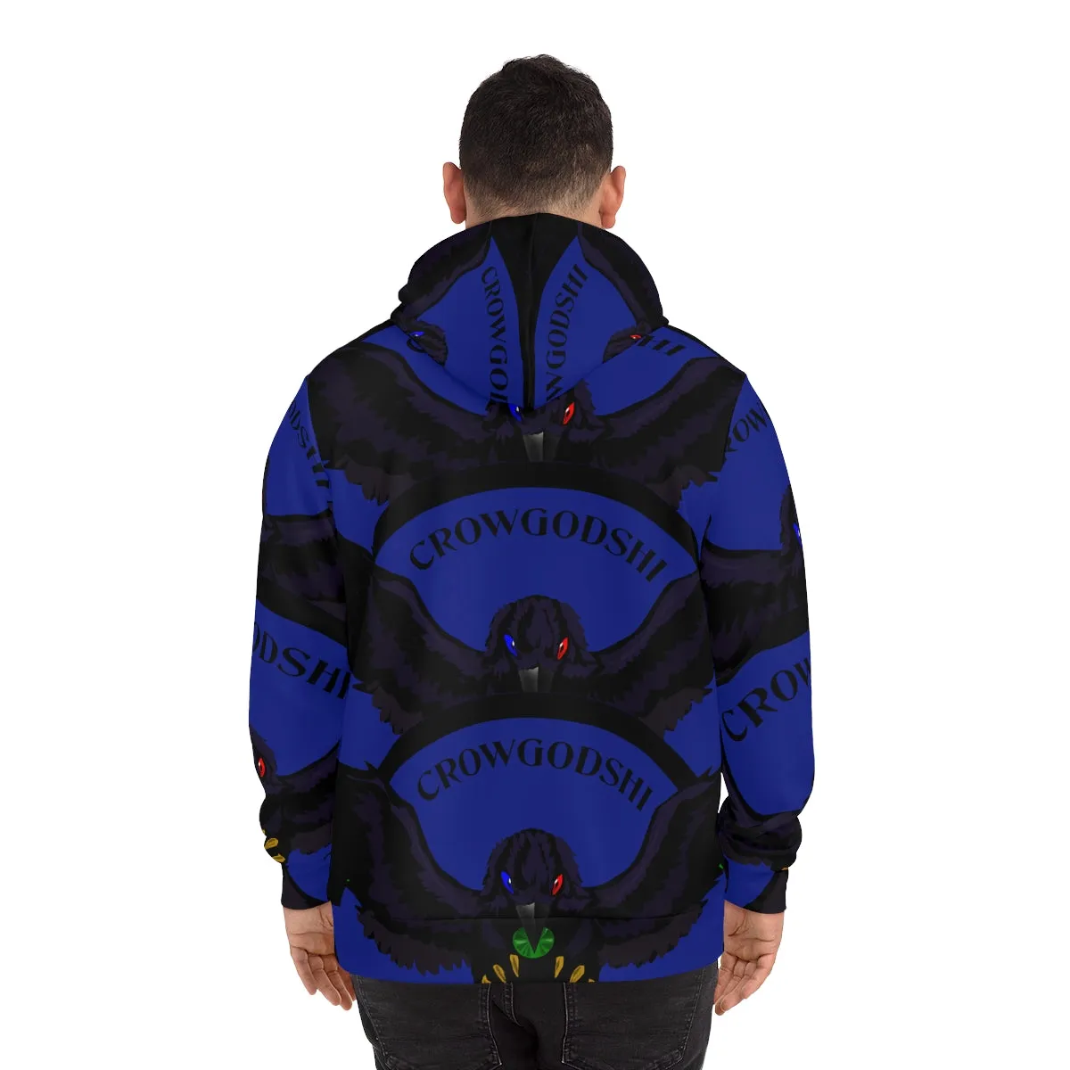 Special Edition Crowgodshi Designer Hoodie, DUKE BLUE LOGO