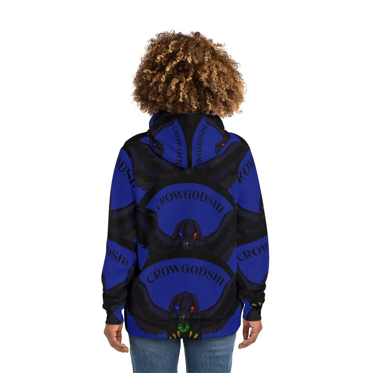 Special Edition Crowgodshi Designer Hoodie, DUKE BLUE LOGO