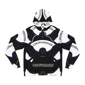 Special Edition Crowgodshi Designer Hoodie, WHITE LOGO