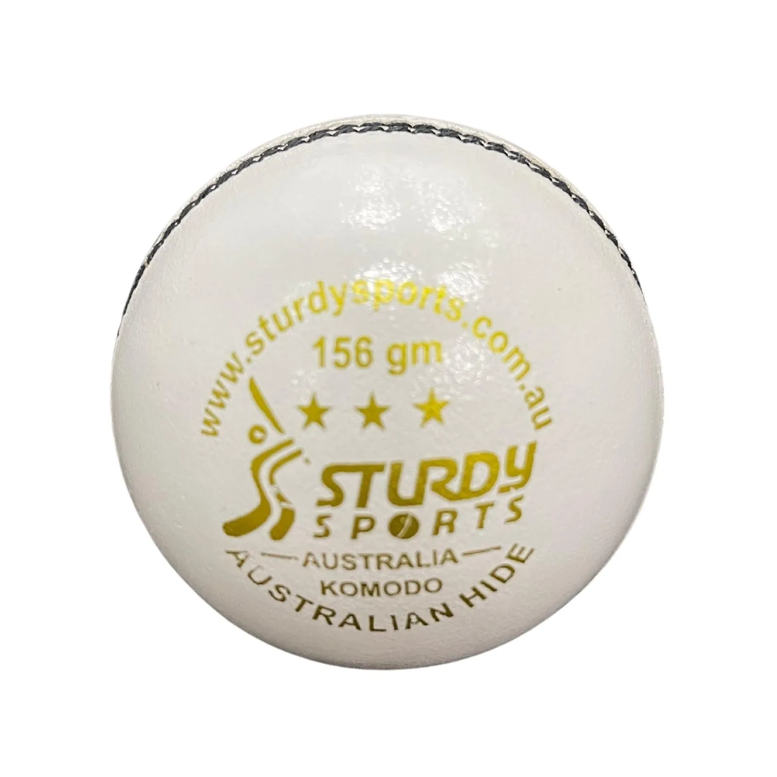 Sturdy Komodo AU Hide White 2 Piece Cricket Ball - Youth