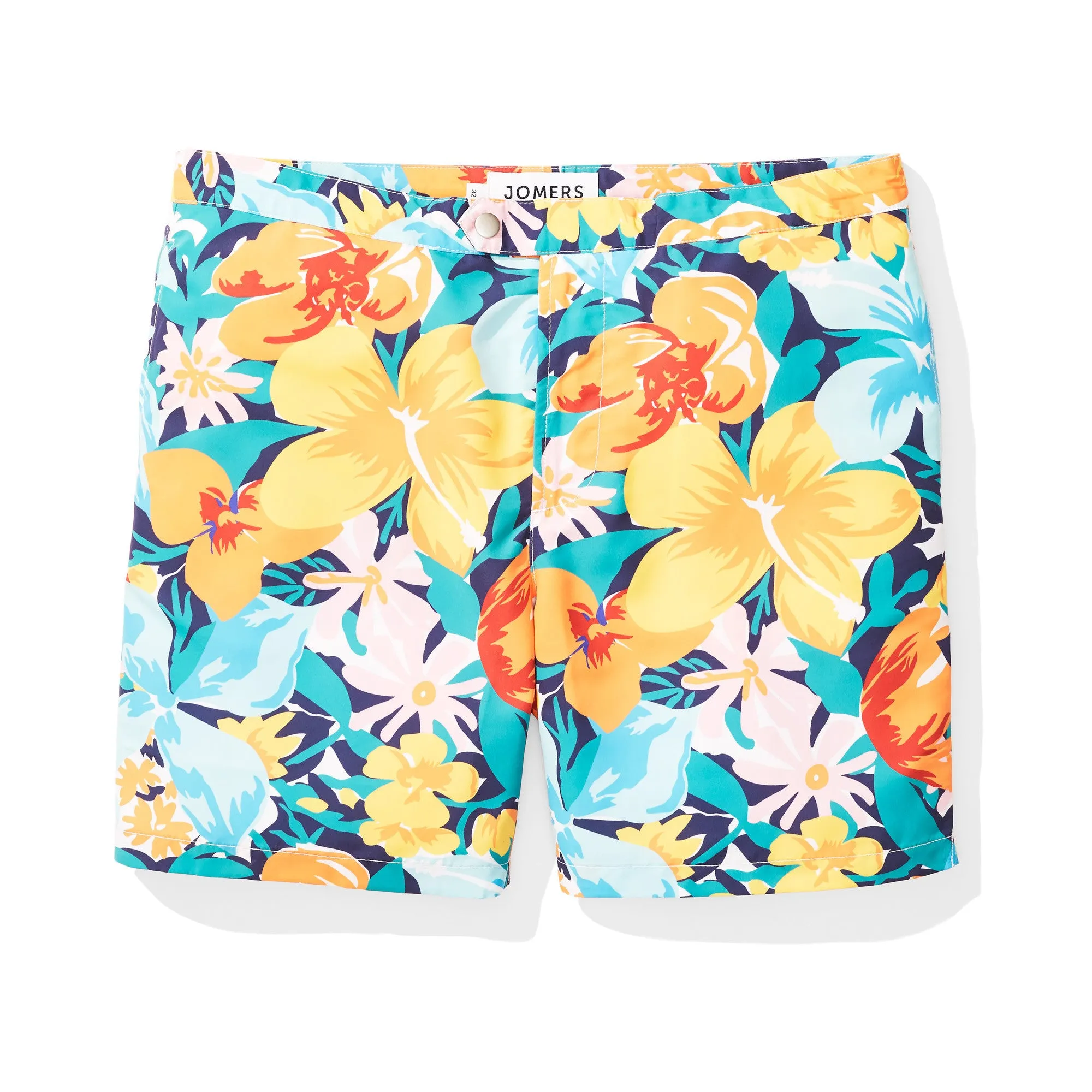 Swim Trunks - Multicolor Tropical Floral