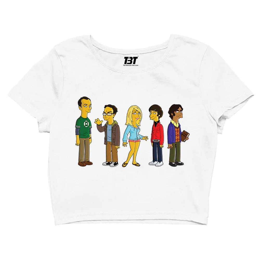 The Big Bang Theory Crop Top - Simpsonized