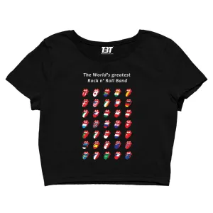 The Rolling Stones Crop Top - The World's Greatest Band