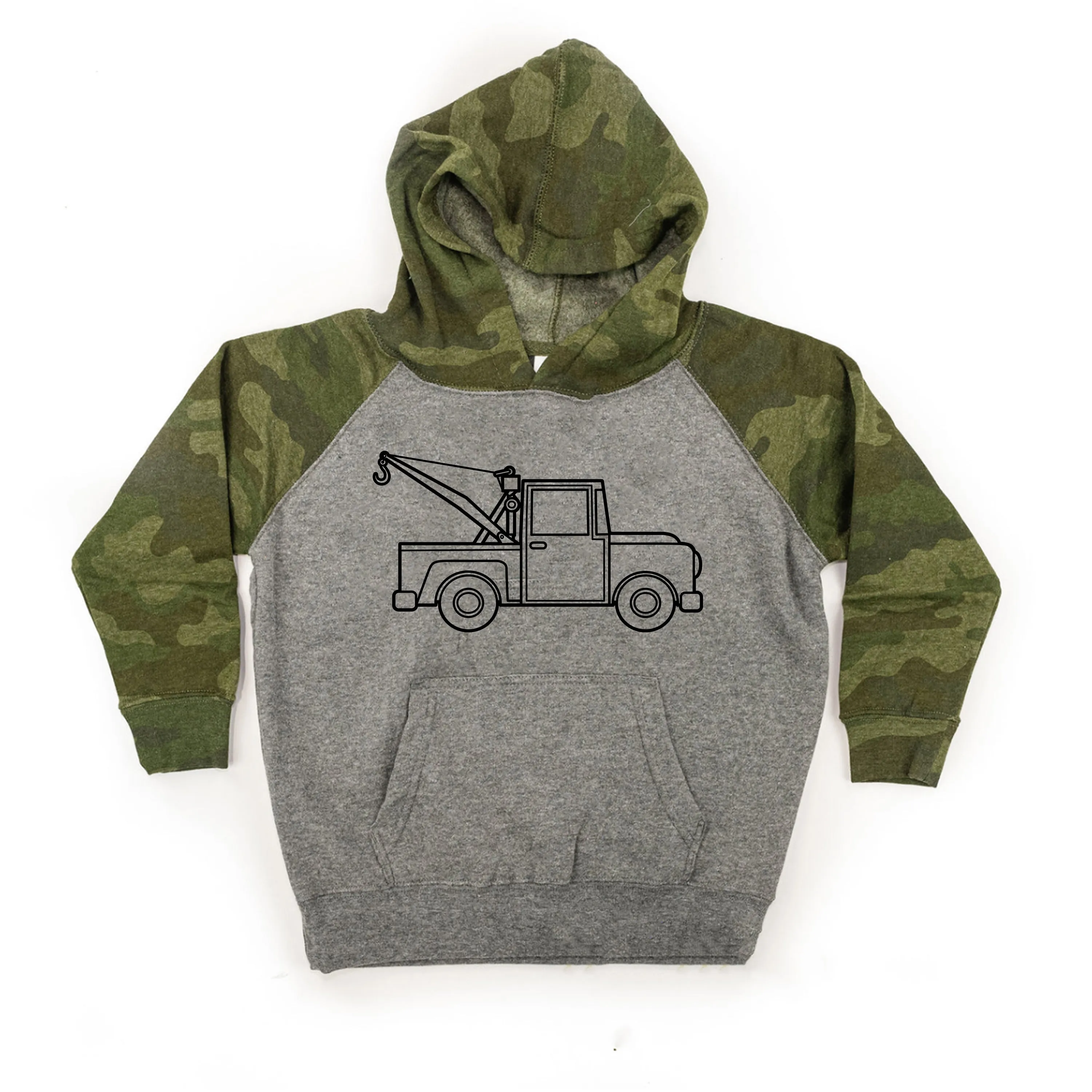 TOW TRUCK - Minimalist Design - Child Hoodie