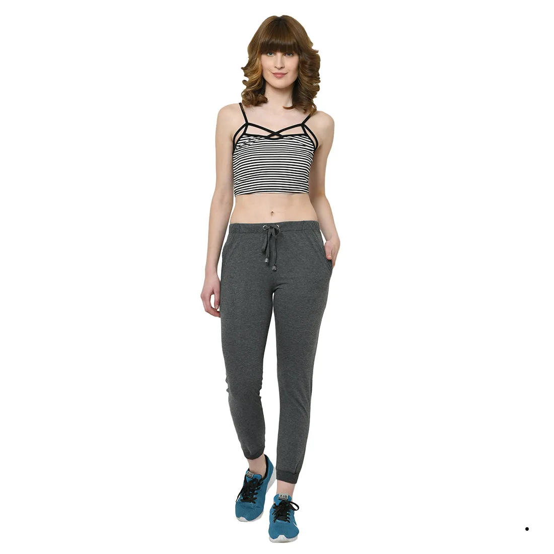 Vimal Jonney Grey Trackpant For Women's