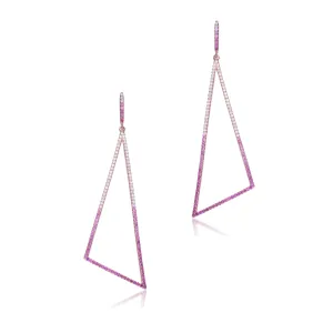 Yvonne Accent Geometric Drop Earrings